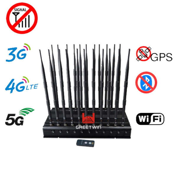 Band  g  g g G G g WiFi GPS GSM RF Bluetooth Mobile Cell Phone Car Remote Lojack Break  Signal Jammer