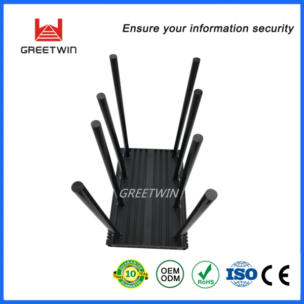 W Desktop  Band Cell Phone Signal Jammer Customizable Frequencies