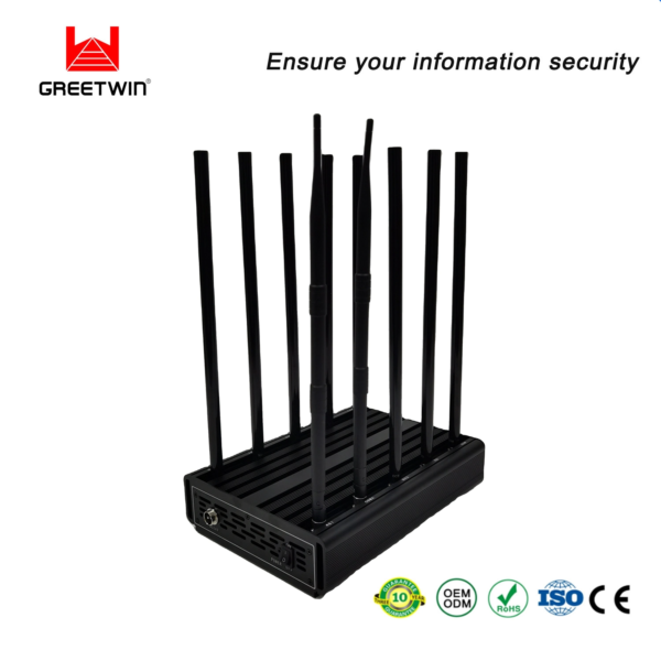 AC V Mobile Signal Jammer Remote Control Jammer WiFi G Jammer Phone Jammer