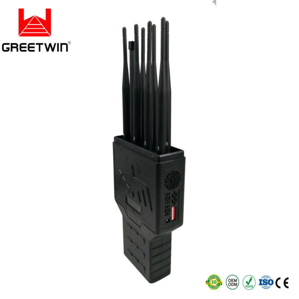 High Power Portable  Antennas g G G g MHz Mobile Phone Signal Jammer