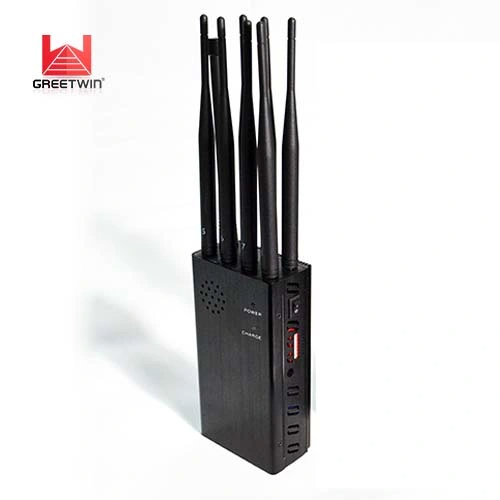 Portable Multi Band  Antennas GPS WiFi GSM Bluetooth Key Mobile Phone Signal Jammer